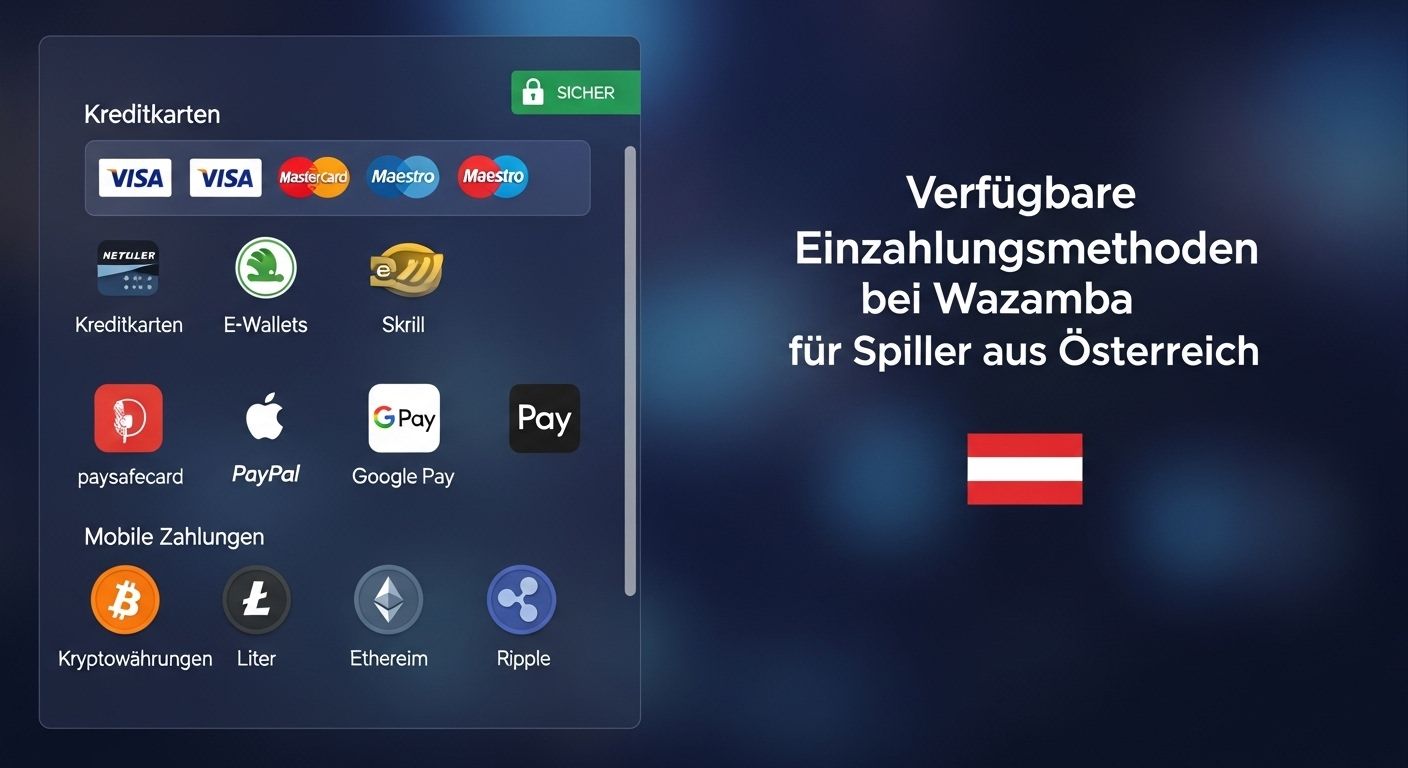 Verfügbare Einzahlungsmethoden secure casino transactions